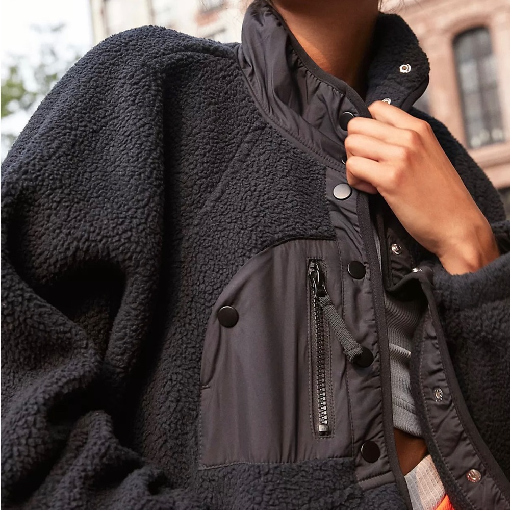 Free People Hit The Slopes Fleece Jacket